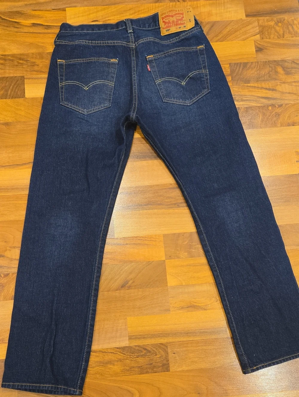 Mens 501 Levi's Button Fly Jeans 33x30